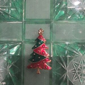 Vintage AAI Christmas Tree Brooch